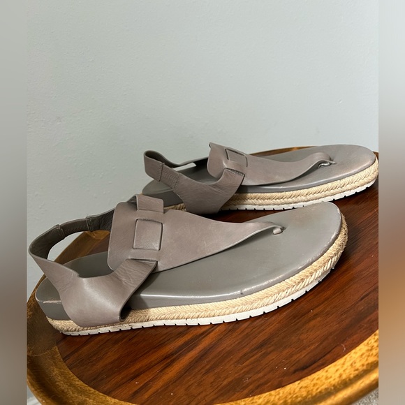 Vince Flint Platform Sandal Size 11 in Grey - Picture 7 of 8